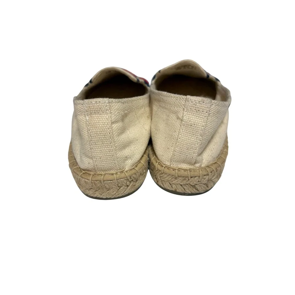 Soludos Bonjour Slip on Organic Espadrille Nautical Resort Vacation Travel - 6